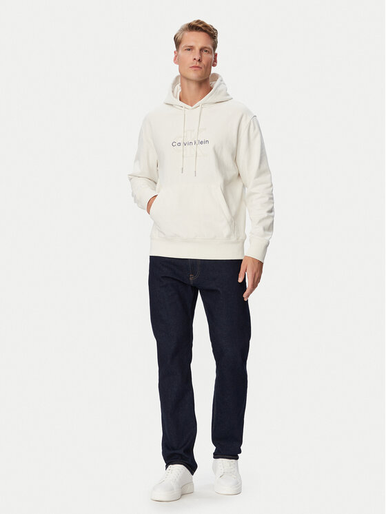 Calvin Klein Jeans Calvin Klein Jeans Hanorac LV04RH218G Crem Regular Fit