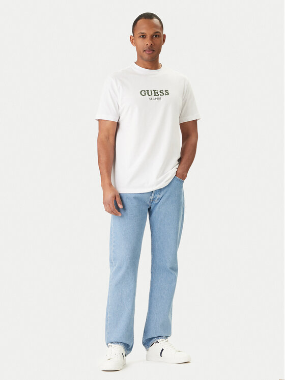 Guess Guess T-Shirt M6GI16 K3032 Weiß Regular Fit