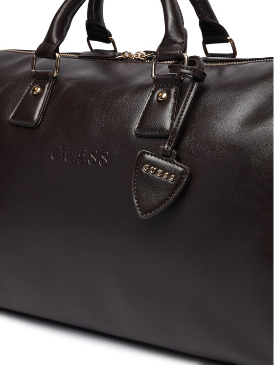 Guess Guess Víkendová taška V6BZ05 W4592 Tmavo hnedá