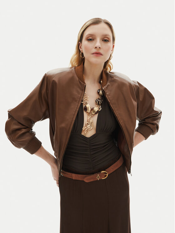 PINKO PINKO Pasek Damski Promethea H3 20251 PLT01 104803 A2GK Brązowy