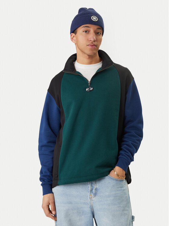 DC Shoes Bluză Maestro EDYFT03555 Verde Regular Fit