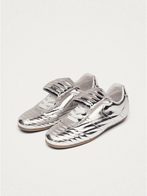 ALOHAS ALOHAS Sneakersy Tb.99 Silver Leather Sneakers Srebrny