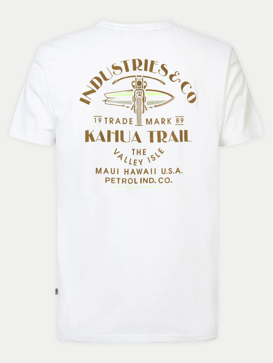 Petrol Industries Petrol Industries T-Shirt M-1040-TSR603 Biały Regular Fit