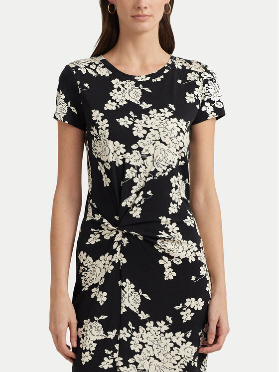 LAUREN RALPH LAUREN Lauren Ralph Lauren Vasarinė suknelė 250933444001 Juoda Slim Fit
