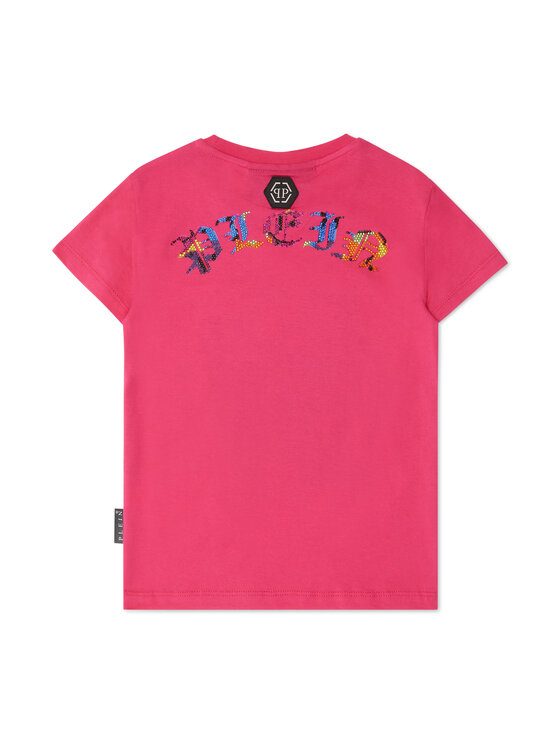 PHILIPP PLEIN PHILIPP PLEIN T-Shirt 27817 Różowy Regular Fit