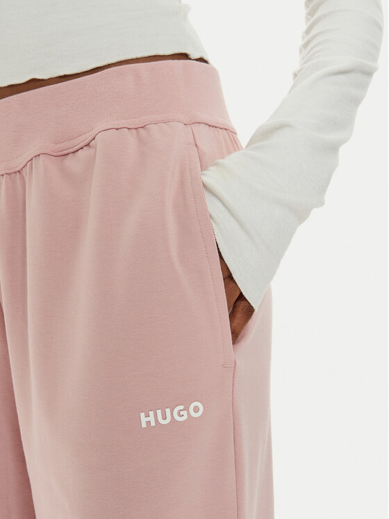 HUGO Hugo Долнище анцуг 50490578 Розов Regular Fit