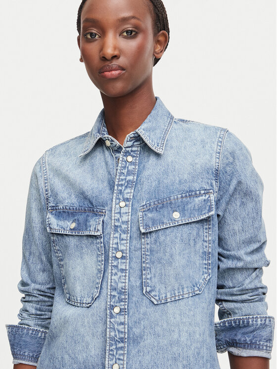 G-Star Raw G-Star Raw дънкова риза 2-pkt D30440-D539 Син Regular Fit