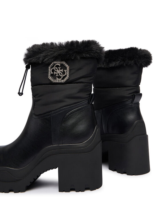 Guess Guess Aulinukai FLFYPP FAP10 Juoda