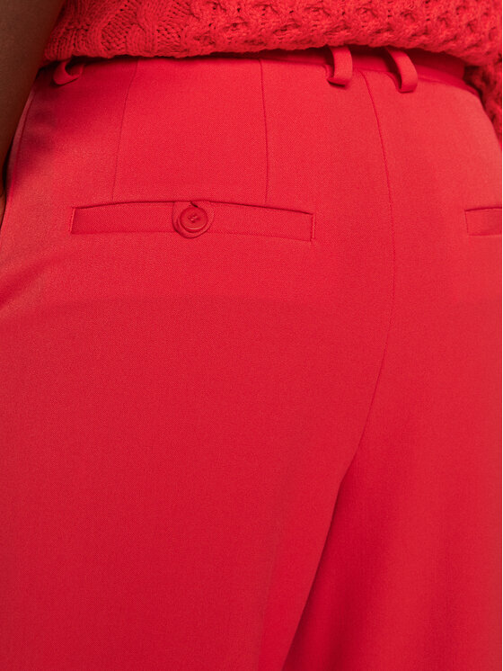 STAUD STAUD Pantaloni palazzo Luisa R24P4100ST Roșu Wide Leg