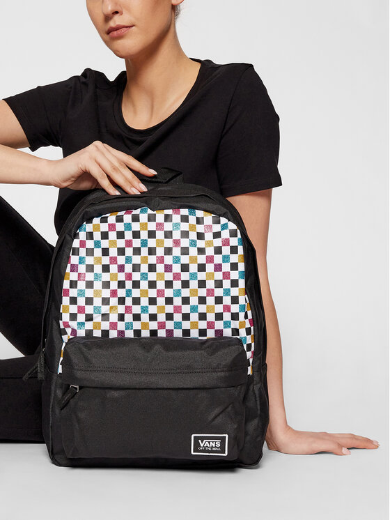 Vans Vans Nahrbtnik Glitter Check R VN0A48HGUX91 Črna