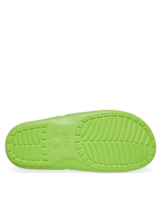 Crocs Crocs Klapki Classic Slide Kids 206396 Zielony