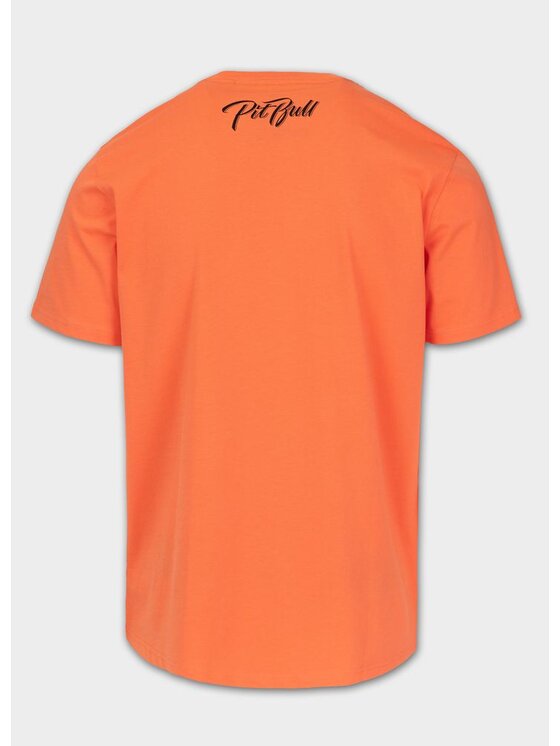 PITBULL PITBULL T-Shirt AUTOMATIC Pomarańczowy Regular Fit