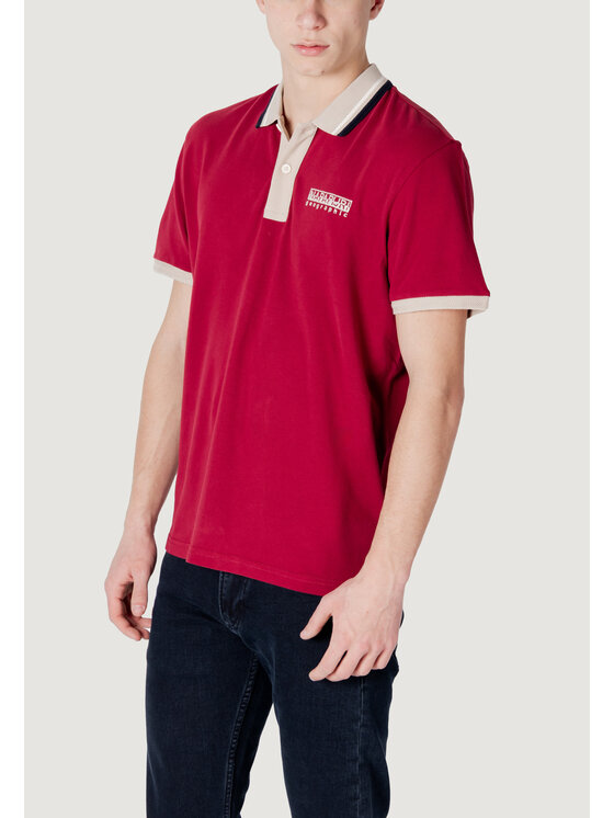 Napapijri Napapijri Polo E-MURLO SS Rosso Casual Fit