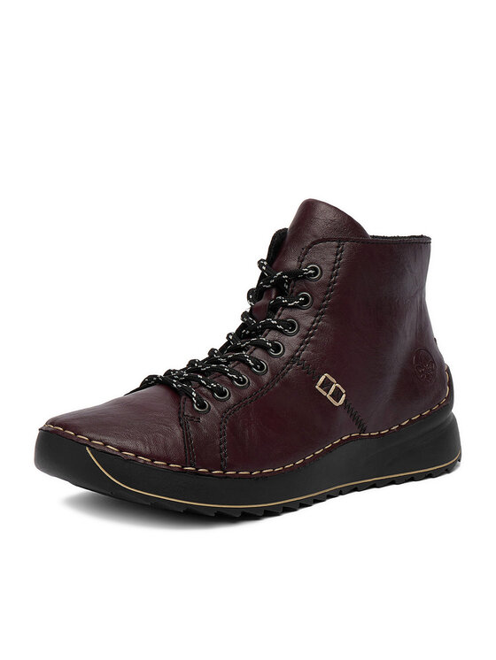 Rieker Rieker Gležnjarji CEO-71510-30 Bordo rdeča