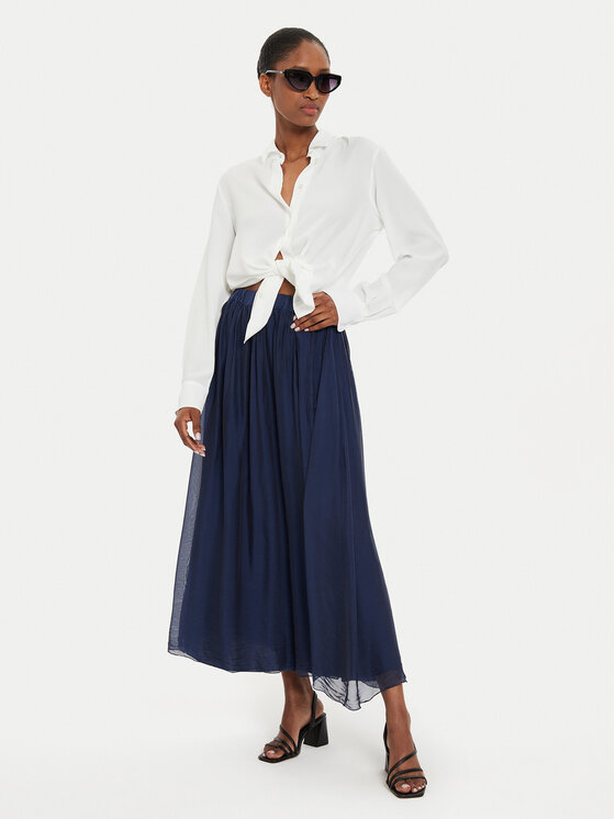 ViCOLO ViCOLO Gonna midi Gonna TB2103 Blu scuro Regular Fit