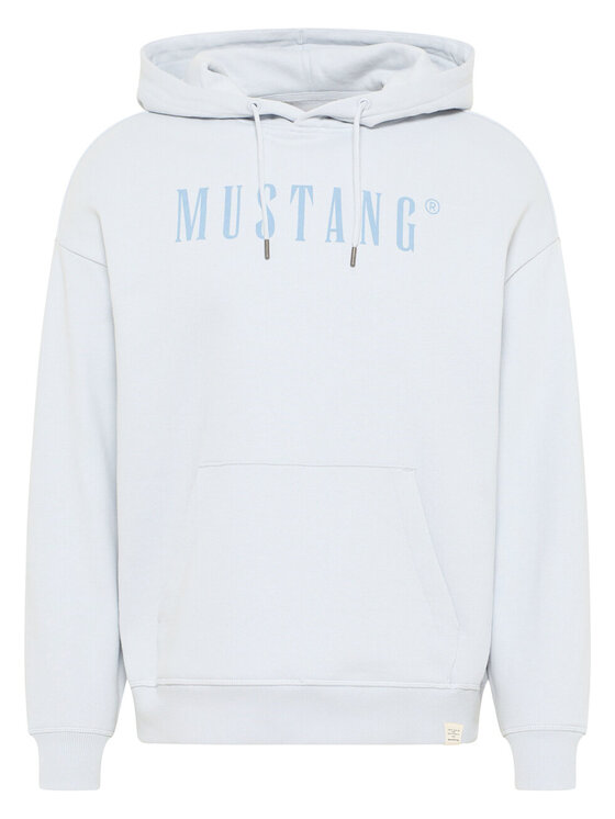 Mustang Mustang Bluza Bennet Modern Niebieski Regular Fit