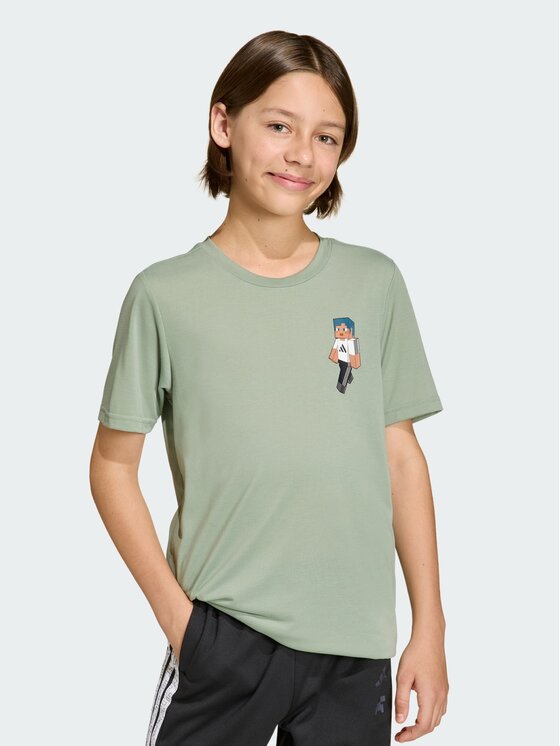 adidas adidas T-Shirt 158794 Zielony Regular Fit