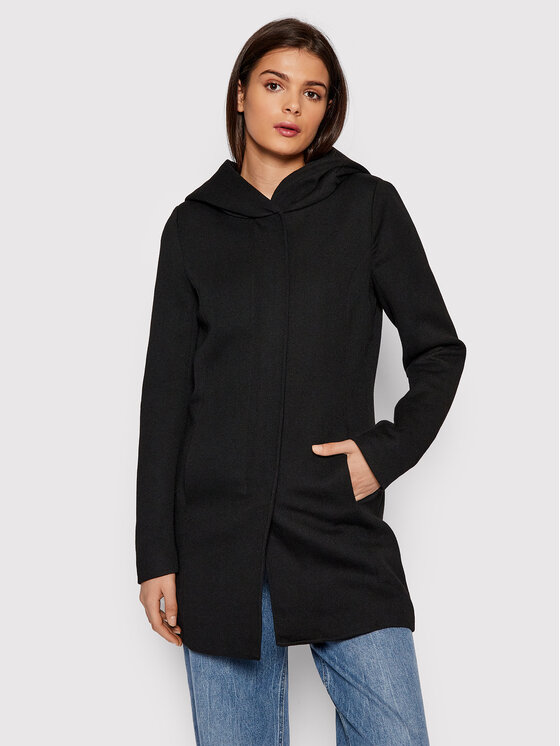 ONLY ONLY Преходно палто Sedona 15142911 Черен Regular Fit