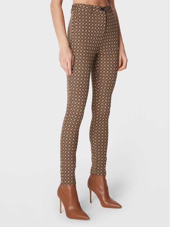 Liu Jo Pantaloni din material WF2516 J4040 Colorat Slim Fit Colorat imagine noua