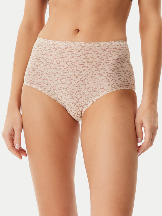 Chantelle Chantelle Klasične gaćice s visokim strukom Soft Stretch C11D70 Bež