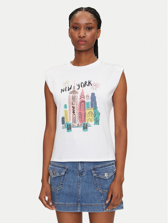 MET MET Blusa M10 274TS Bianco Regular Fit