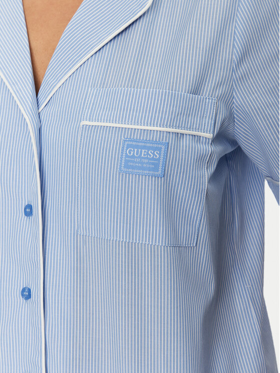 Guess Guess Pijama O5GX10 WH1K1 Albastru Regular Fit