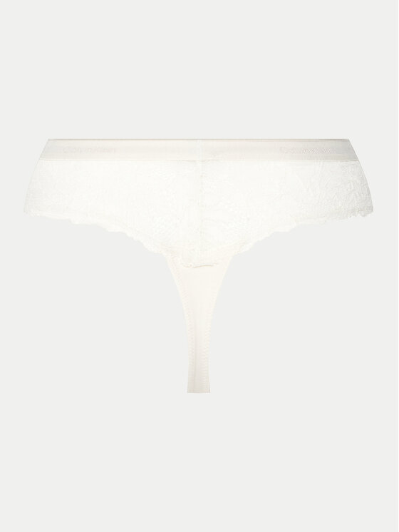 Calvin Klein Underwear Calvin Klein Underwear Stringi 000QF7980E Écru