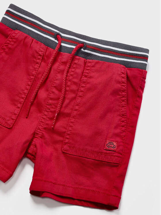 Mayoral Mayoral Шорти от плат 1291 Червен Regular Fit