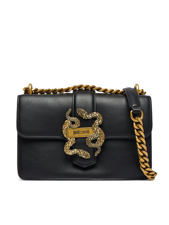 Just Cavalli Just Cavalli Дамска чанта Iconic Snakes 81RA4BAF ZSA89 Черен
