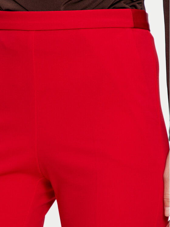 Imperial Imperial Παντελόνι υφασμάτινο P3E9IAW Κόκκινο Flare Fit