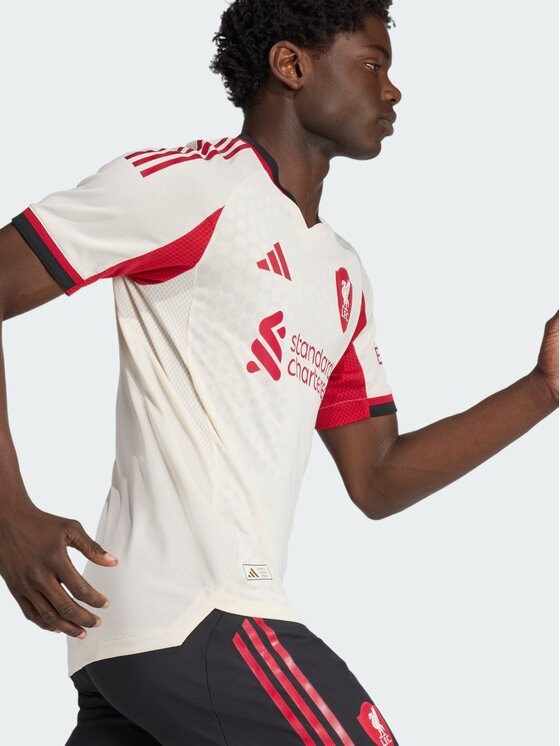 adidas adidas Koszulka techniczna Liverpool Biały Slim Fit