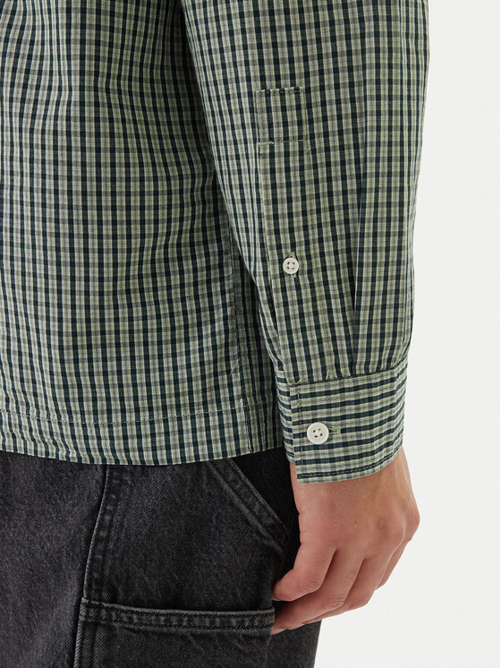 DC Shoes DC Shoes Koszula Game OnEDYWT03263 Zielony Regular Fit