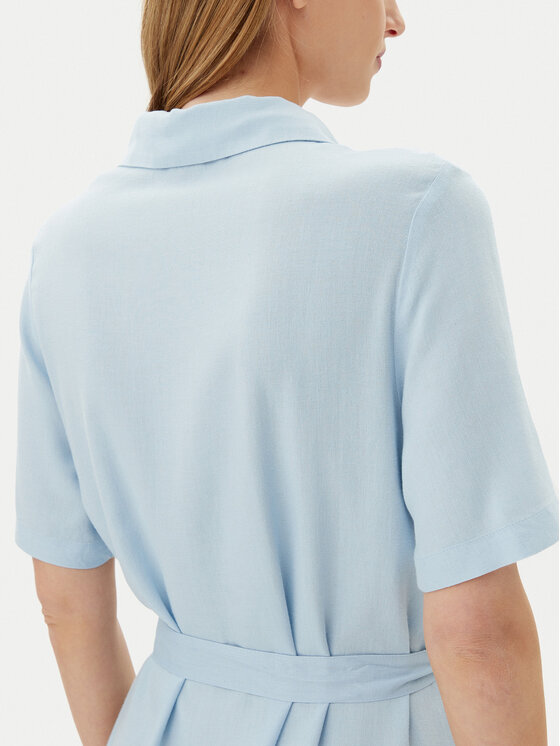 Pieces Pieces Φόρεμα πουκάμισο Pia 17152063 Μπλε Regular Fit