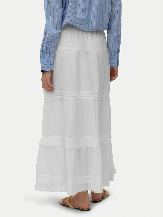 Vero Moda Vero Moda Maxirock Sandy 10345282 Weiß Regular Fit