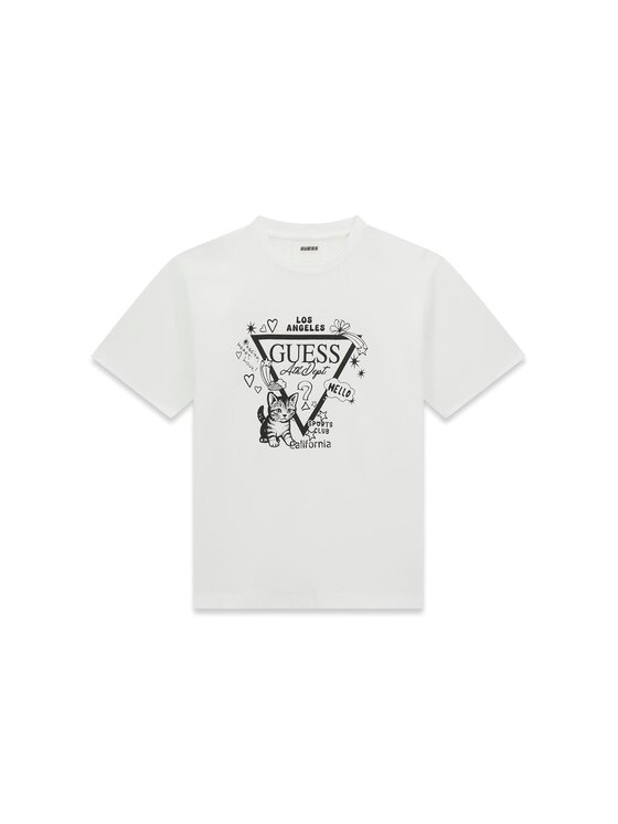Guess Guess Marškinėliai 182753 Balta Classic Fit