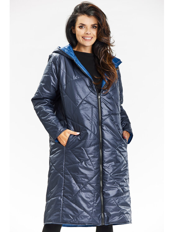 Kurtka damska Awama, Rozmiar L/XL, Granatowy, A685