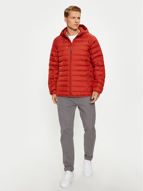 Columbia Columbia Μπουφάν πουπουλένιο Lake 22™ Down Hooded Jacket Πορτοκαλί Regular Fit