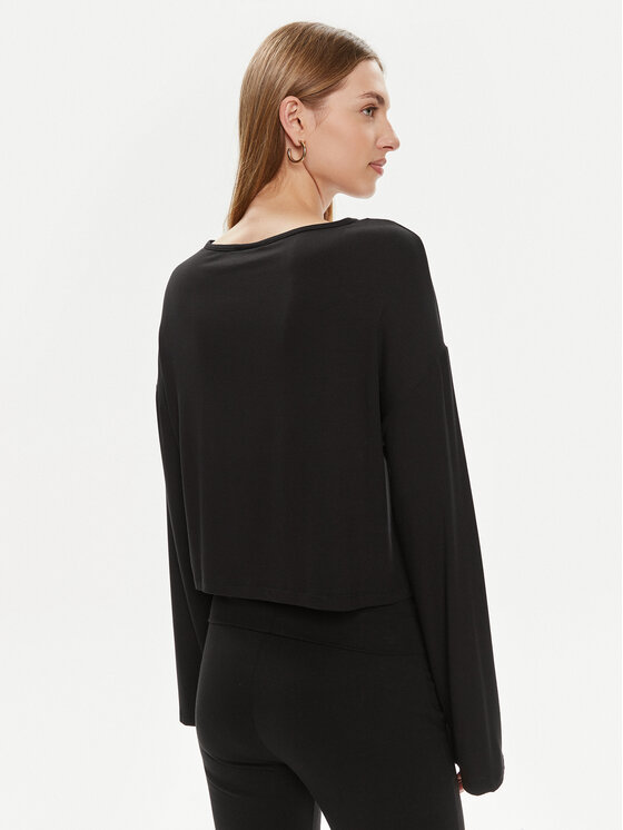 Gina Tricot Gina Tricot Bluză 22672 Negru Regular Fit