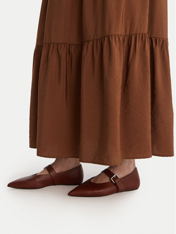 Marella Marella Maksiseelik Ciocca 2613101084 Pruun Regular Fit