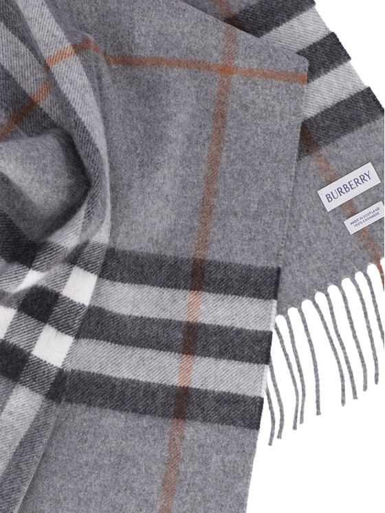 Burberry Sciarpa SCIARPA IN CASHMERE BURBERRY Grigio Modivo