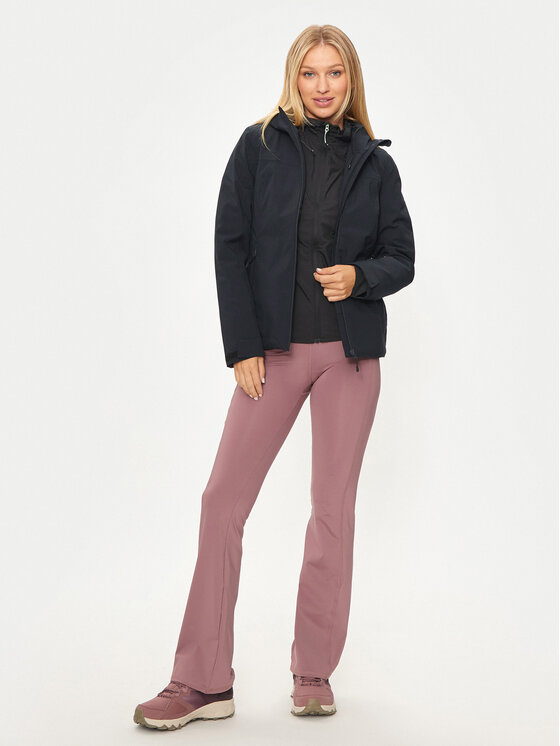 4F 4F Лижна куртка 4FWAW24TTJAF572 Чорний Regular Fit