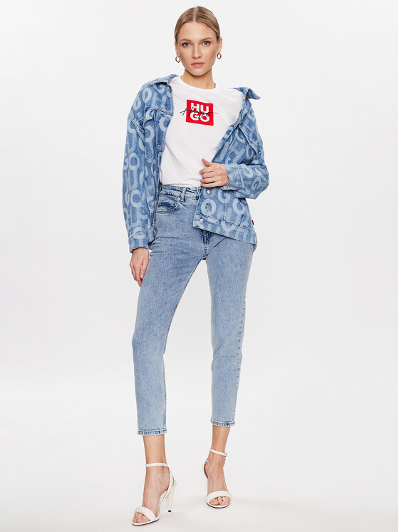 HUGO Hugo Jeansy 50485811 Modrá Relaxed Fit