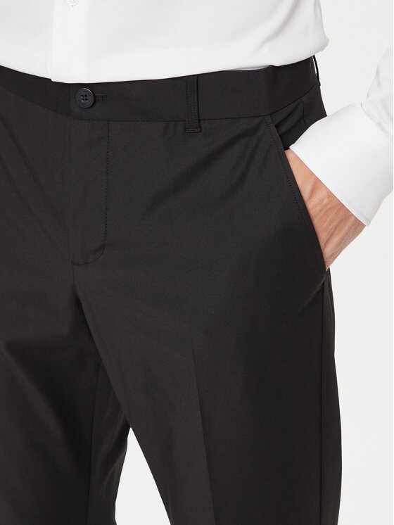 Guess Guess Pantaloni din material M4YB01 WG9Z2 Negru Regular Fit