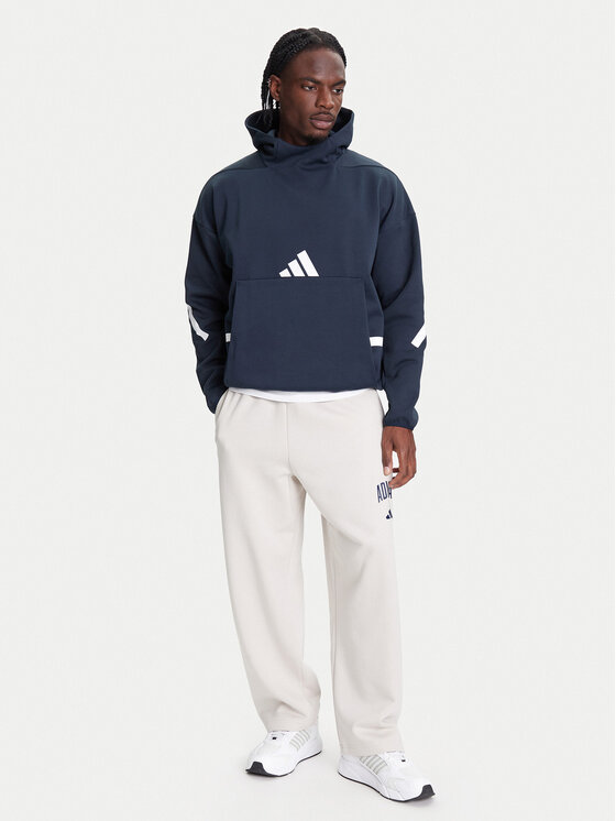adidas adidas Majica dugih rukava Z.N.E. JW4729 Tamnoplava Loose Fit