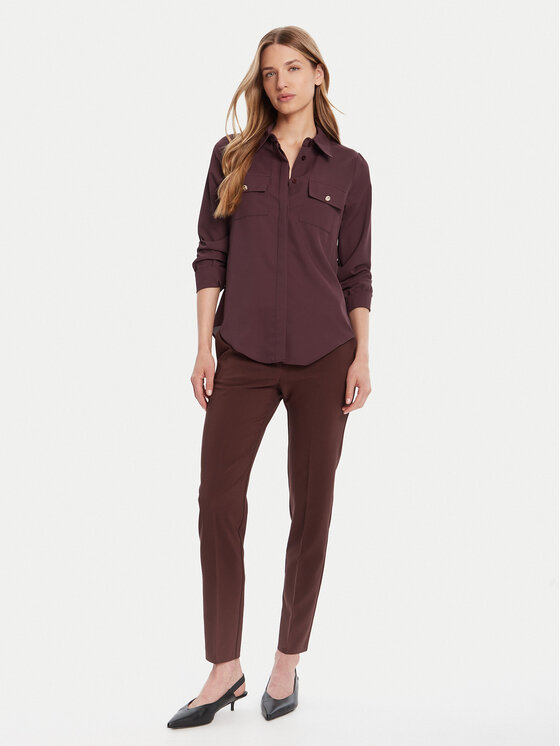Rinascimento Rinascimento Chino hlače CFC0126225003 Rjava Slim Fit