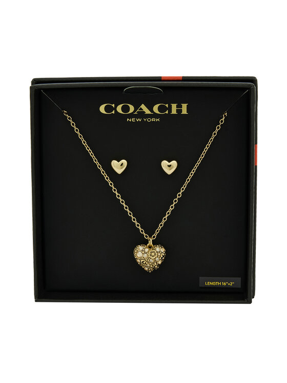 Coach Coach Schmuckset Halskette und Ohrringe 37541359 Goldfarben
