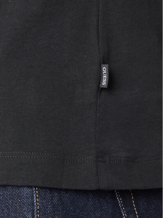 Guess Jeans Guess Jeans T-Shirt M6GIC0 K8HM0 Μαύρο Regular Fit