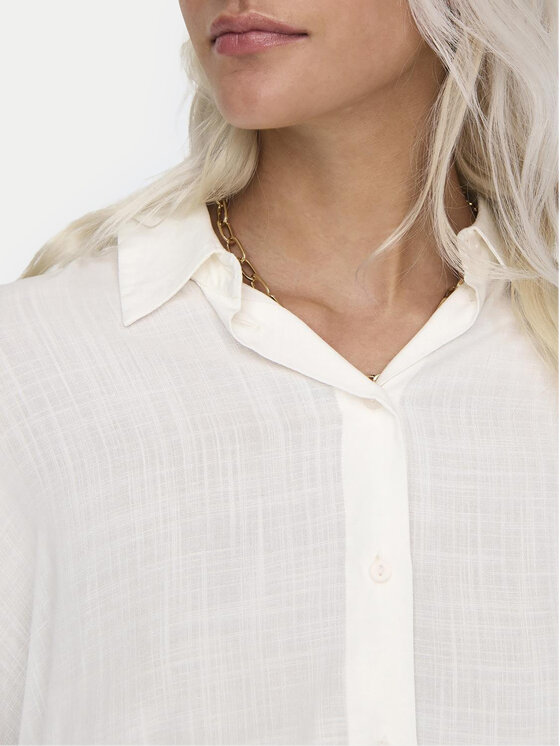 ONLY ONLY Marškiniai Lastrid 15307870 Balta Regular Fit