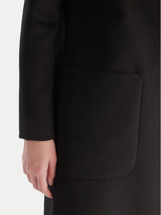 ViCOLO ViCOLO Вълнено палто TF0002 Черен Regular Fit