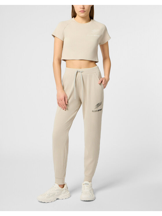 Plein Sport Plein Sport Joggers 29106 Bianco Regular Fit